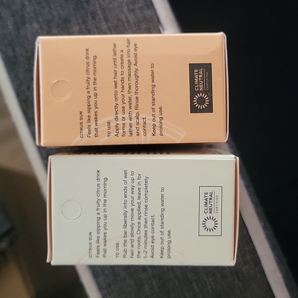 NWT The Earthling Co. Shampoo and Conditioner Bars CITRUS SUN - Picture 4 of 7